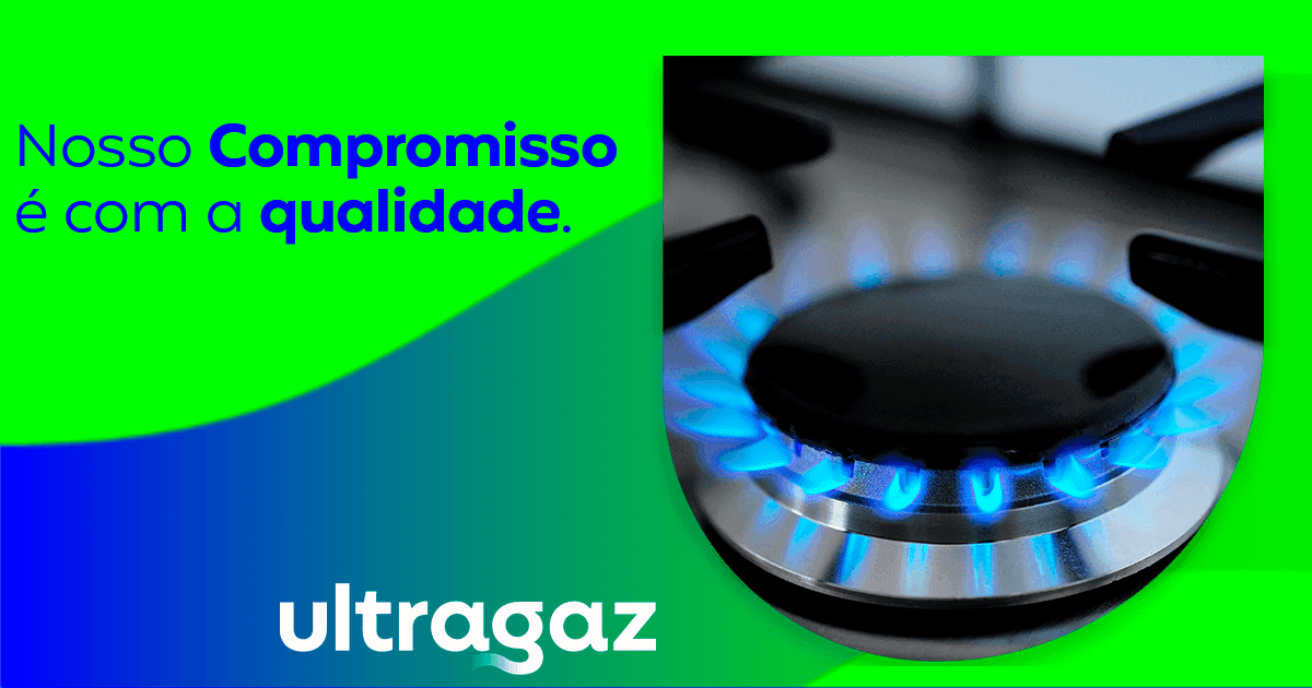 Banner Ultragaz nosso compromisso é com a qualidade