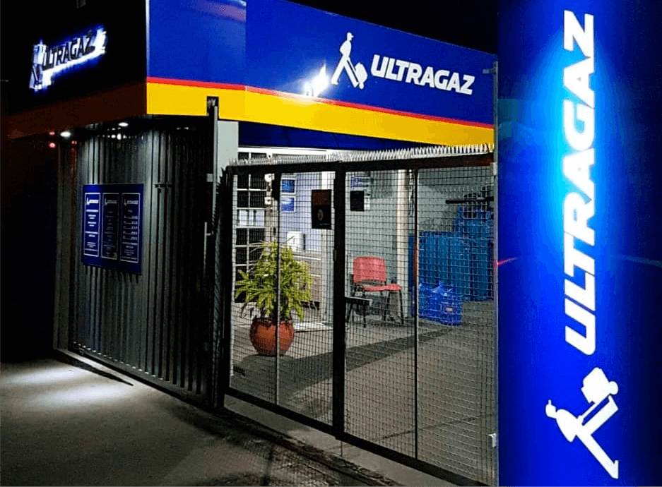 Fachada da Alegaz Ultragaz em Sumaré