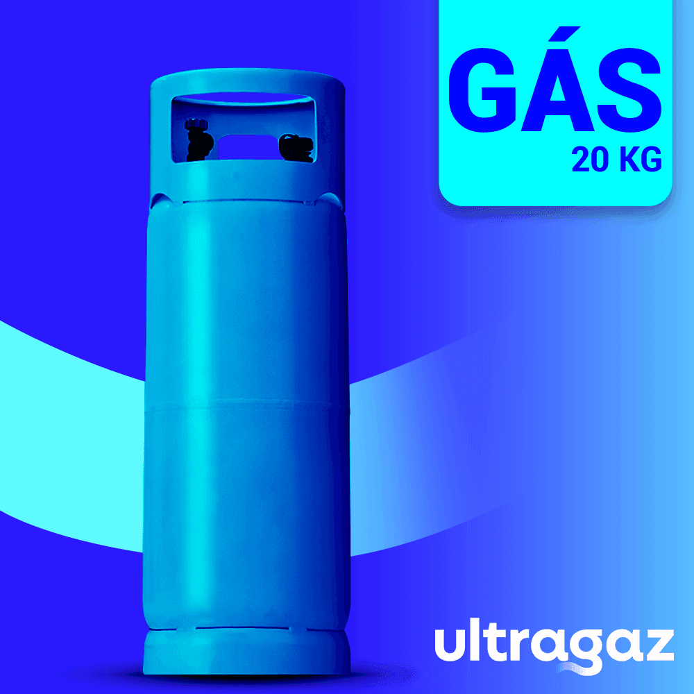 Botijão de gás para empilhadeira P20 20 kg Ultragaz